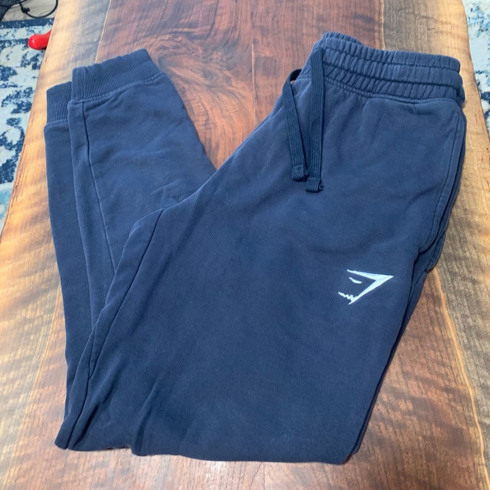 Gymshark Navy Crest Joggers Flawed